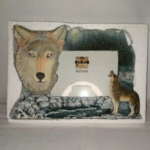 Wolf-Themed 3D Picture Frame 4x6 Wild  America Nature